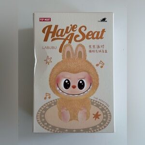 Unopened SISI PopNow PopMart Labubu Have a Seat Blind Box